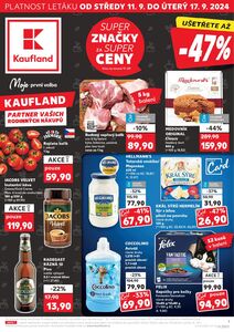 Akční leták Kaufland, platný od 11.09.2024 do 17.09.2024.