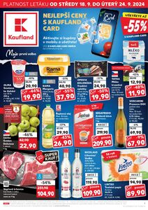 Akční leták Kaufland, platný od 18.09.2024 do 24.09.2024.