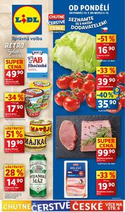 Akční leták LIDL, platný od 30.09.2024 do 06.10.2024.