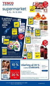 Akční leták TESCO, platný od 09.10.2024 do 15.10.2024.