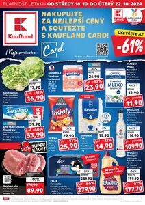 Akční leták Kaufland, platný od 16.10.2024 do 22.10.2024.