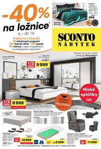 Akční leták SCONTO, platný od 09.10.2024 do 29.10.2024.