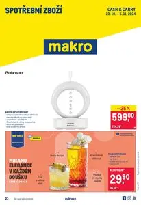 Akční leták makro, platný od 2024-10-23 do 2024-11-05.