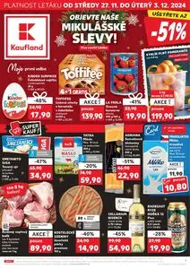 Akční leták Kaufland, platný od 2024-11-27 do 2024-12-03.