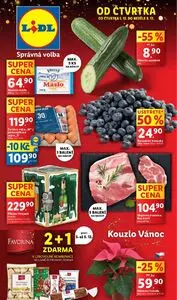 Akční leták LIDL, platný od 2024-12-05 do 2024-12-08.