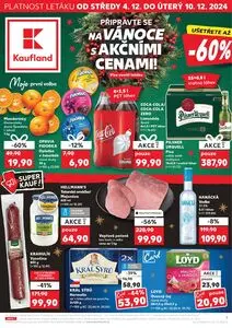 Akční leták Kaufland, platný od 2024-12-04 do 2024-12-10.