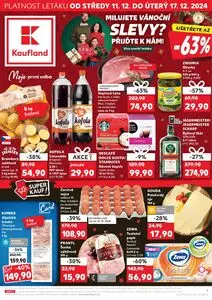 Akční leták Kaufland, platný od 2024-12-11 do 2024-12-17.