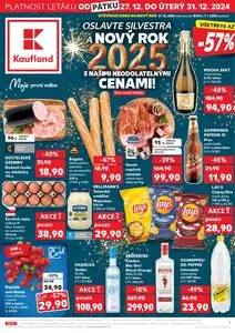 Akční leták Kaufland, platný od 2024-12-27 do 2024-12-31.