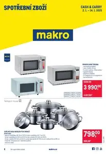 Akční leták makro, platný od 2025-01-02 do 2025-01-14.