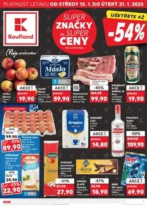 Akční leták Kaufland, platný od 2025-01-15 do 2025-01-21.