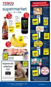 Akční leták TESCO, platný od 2025-01-15 do 2025-01-21.