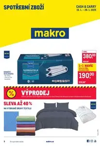 Akční leták makro, platný od 2025-01-15 do 2025-01-28.