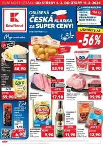 Akční leták Kaufland, platný od 2025-02-05 do 2025-02-11.