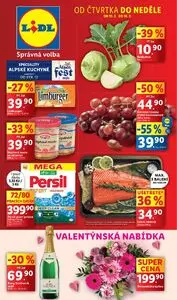 Akční leták LIDL, platný od 2025-02-13 do 2025-02-16.