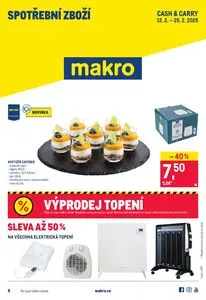 Akční leták makro, platný od 2025-02-12 do 2025-02-25.