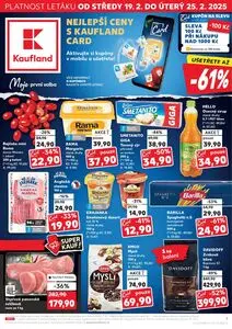 Akční leták Kaufland, platný od 2025-02-19 do 2025-02-25.