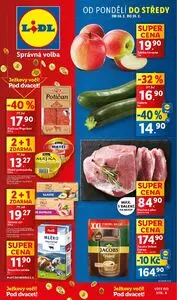 Akční leták LIDL, platný od 2025-02-24 do 2025-02-26.