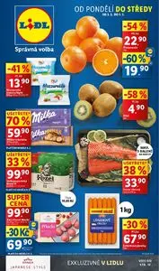 Akční leták LIDL, platný od 2025-03-03 do 2025-03-05.