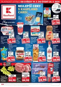 Akční leták Kaufland, platný od 2025-03-19 do 2025-03-25.