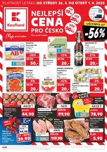 Akční leták Kaufland, platný od 2025-03-26 do 2025-04-01.