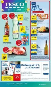 Akční leták TESCO, platný od 2025-03-26 do 2025-04-01.