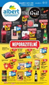 Akční leták albert, platný od 2025-05-05 do 2025-05-11.
