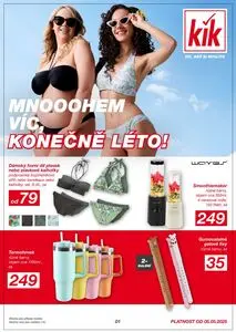 Akční leták kik, platný od 2025-05-05 do 2025-05-11.