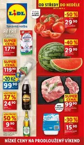 Akční leták LIDL, platný od 2025-05-07 do 2025-05-11.
