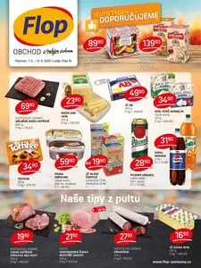 Akční leták FloP, platný od 2025-04-07 do 2025-05-13.