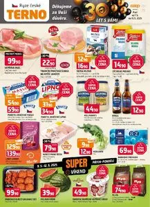 Akční leták COOP TERNO, platný od 2025-05-07 do 2025-05-13.
