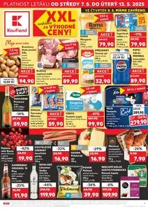 Akční leták Kaufland, platný od 2025-05-07 do 2025-05-13.