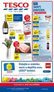 Akční leták TESCO, platný od 2025-05-07 do 2025-05-13.