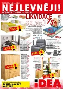 Akční leták IDEA, platný od 2025-05-01 do 2025-05-14.