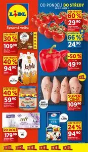 Akční leták LIDL, platný od 2025-05-12 do 2025-05-14.