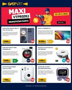 Akční leták DATART, platný od 2025-05-12 do 2025-05-19.