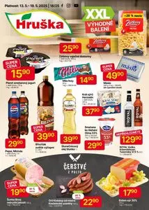 Akční leták Hruška, platný od 2025-05-13 do 2025-05-19.