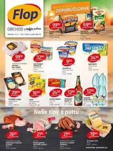 Akční leták FloP, platný od 2025-05-14 do 2025-05-20.