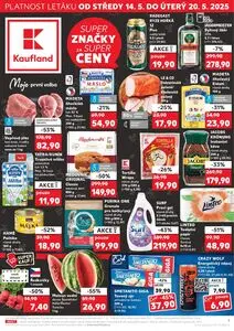 Akční leták Kaufland, platný od 2025-05-14 do 2025-05-20.