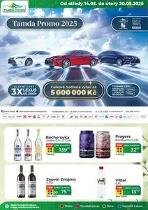Akční leták Tamda Foods, platný od 2025-05-14 do 2025-05-20.