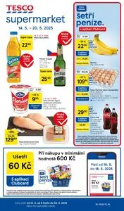 Akční leták TESCO, platný od 2025-05-14 do 2025-05-20.