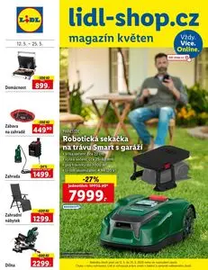 Akční leták LIDL, platný od 2025-05-12 do 2025-05-25.