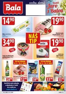 Akční leták Bala, platný od 2025-05-14 do 2025-05-25.