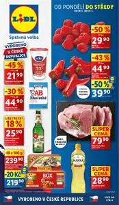 Akční leták LIDL, platný od 2025-05-19 do 2025-05-25.