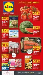 Akční leták LIDL, platný od 2025-05-22 do 2025-05-25.