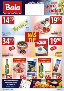 Akční leták Bala, platný od 2025-05-14 do 2025-05-26.