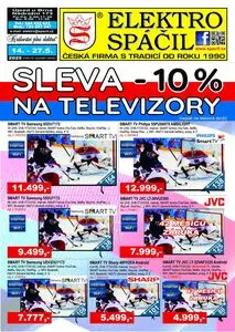Akční leták ELEKTRO SPÁČIL, platný od 2025-05-14 do 2025-05-27.