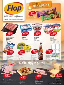 Akční leták FloP, platný od 2025-05-21 do 2025-05-27.