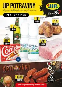Akční leták JIP, platný od 2025-05-21 do 2025-05-27.