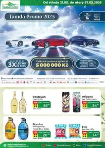 Akční leták Tamda Foods, platný od 2025-05-21 do 2025-05-27.
