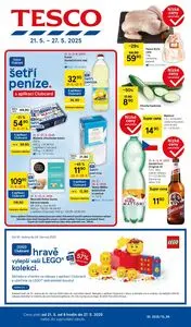 Akční leták TESCO, platný od 2025-05-21 do 2025-05-27.